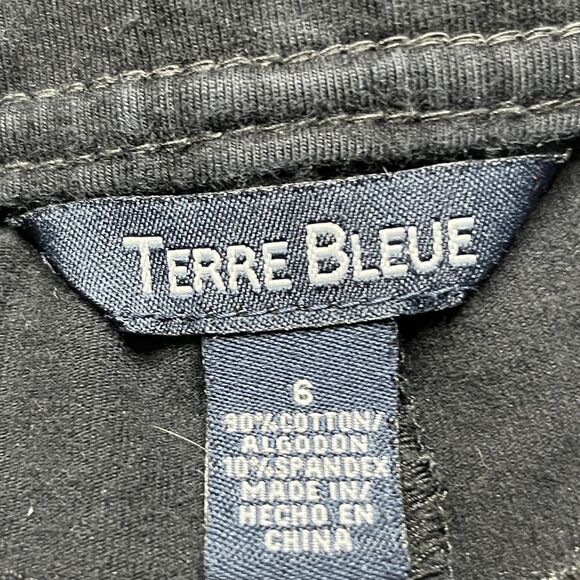 Terre Bleue Mid Rise Jegging Black Size 6 - Picture 4 of 4